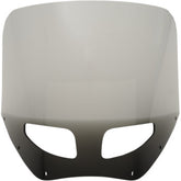 Memphis Shades Roadwarrior Cafe Shield - Vented - Black Smoke -13"